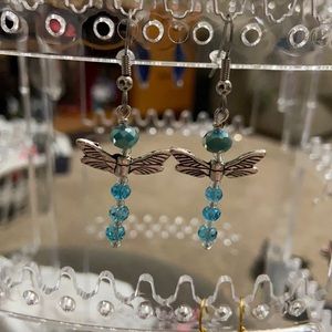 Baby blue dragon flies